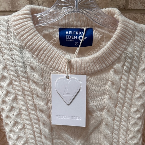 NEW AELFRIC EDEN SOLID COLOR CREW NECK SWEATER - Misses XXL - Picture 3 of 4